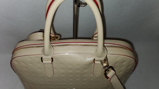 Arcadia Daisy Patent Leather Grab Handbag - Image 5