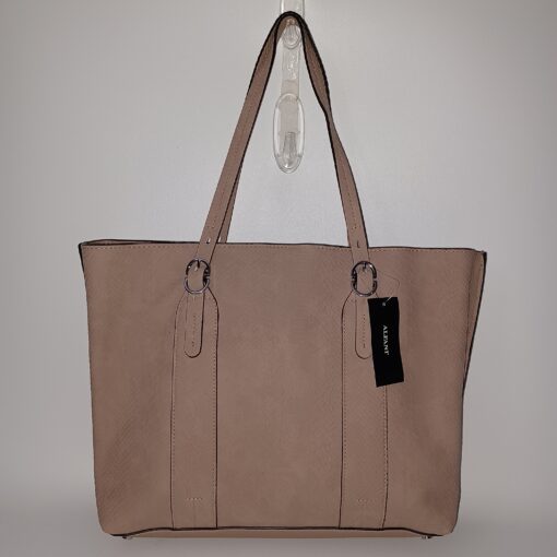 Alfani Women's Tote Handbag Multi Compartments, Parchment Snake - Image 4