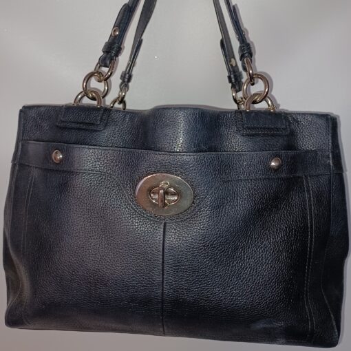 Coach Carryall Penelope F16532 Black Leather Shoulder Bag - Image 3