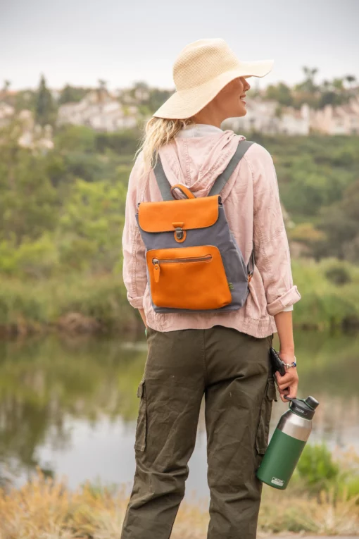 NWT Tsd Brand Valley Trail Coated Canvas Backpack/ MSRP $180 - Image 6