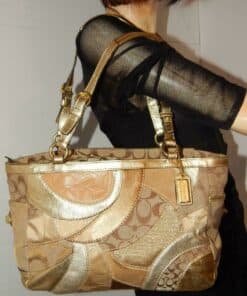 Coach Gallery Patchwork Legacy Signature C Leather Tote