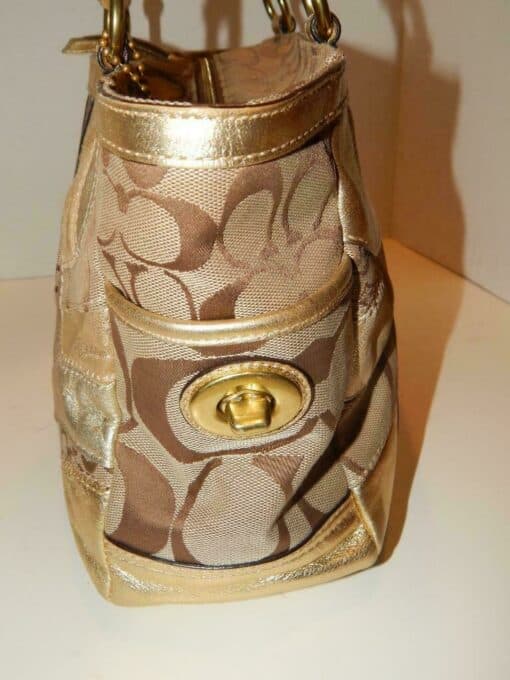 Coach Gallery Patchwork Legacy Signature C Leather Tote - Image 6