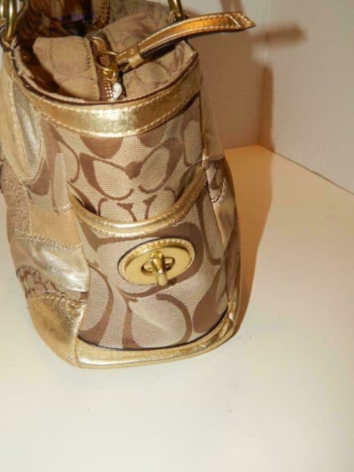 Coach Gallery Patchwork Legacy Signature C Leather Tote - Image 7