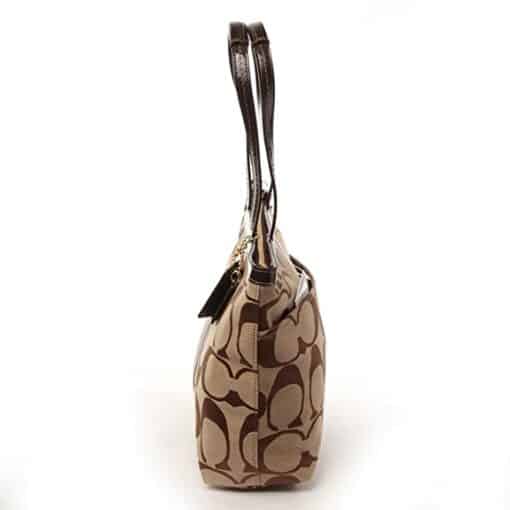 Coach Signature Stripe Tote - F21950 - Image 2