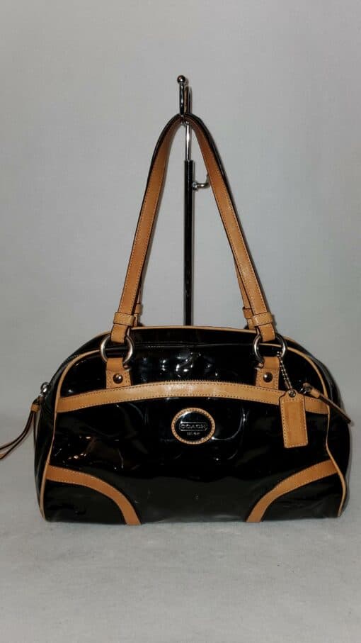 Coach Peyton Embossed Patent Leather Satchel - Image 2