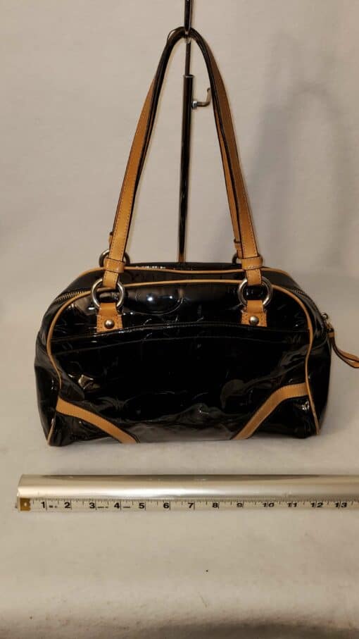 Coach Peyton Embossed Patent Leather Satchel - Image 4