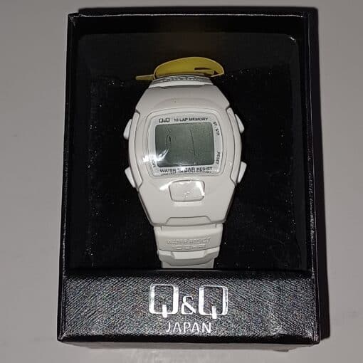 Q&Q Captivating Purple or White Digital Watch - Image 6