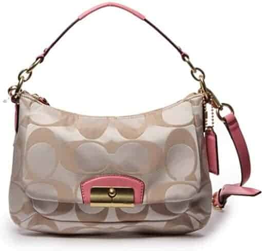 COACH Kristin Signature E/W Crossbody - Cream/Rose - Image 4