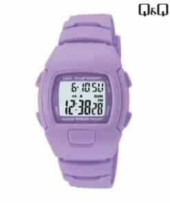 Q&Q Captivating Purple or White Digital Watch
