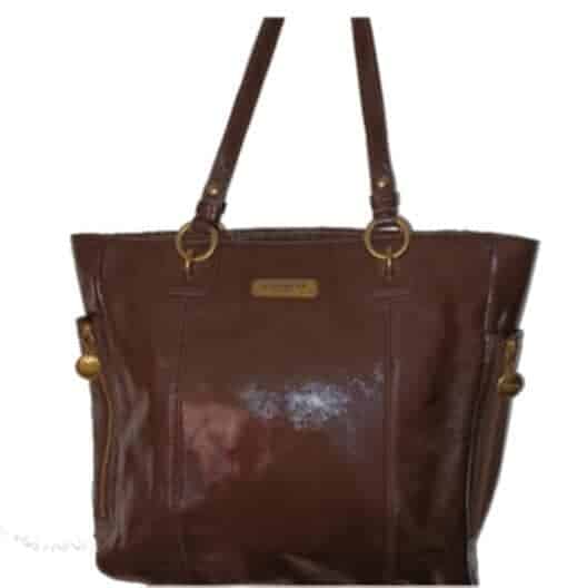 Coach (F20432) Handbag Chocolate Brown Patent