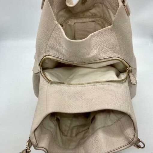 Coach Phoebe Madison White Leather Shoulder Bag - Image 3