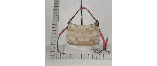 COACH Kristin Signature E/W Crossbody - Cream/Rose - Image 6