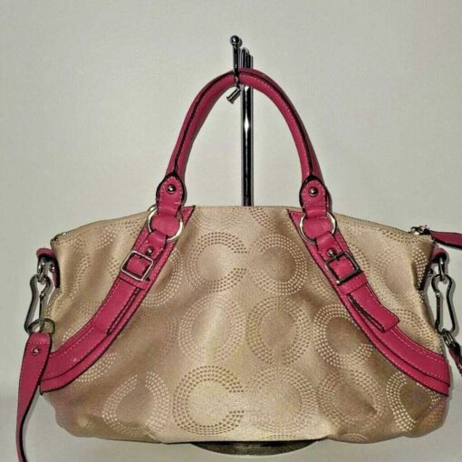 Coach Madison Sophia Dotted OP Art Satchel - Image 2