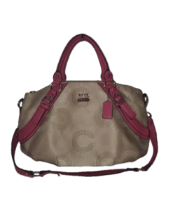 Coach Madison Sophia Dotted OP Art Satchel