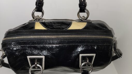 COACH F17186 LEATHER INLAID CONVERTIBLE SATCHEL BAG - Image 6