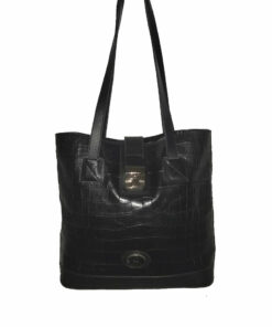 Dooney & Bourke Leather Crocodile Alligator Emossed Tote