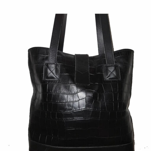 Dooney & Bourke Leather Crocodile Alligator Emossed Tote - Image 2